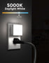 2-Pack, 0.3W 5000K L LOHAS LED Night Lights Plug into Wall Plug in Night Light, Dusk to Dawn, Daylight White Bright