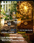 2 Pack 150Leds Solar Garden Lights Outdoor Yard Decorations, Pathway Lights Stake, Fairy Firework Light for Garden