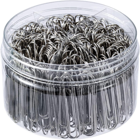 Large Paper Clips, Jumbo 2 Inch Paper Clips, 300 Pcs Smooth Big Paperclips for Office Supplies Silver