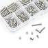 320 Pieces M3 Stainless Steel Button Head Hex Socket Head Cap Bolts Screws Nuts Assortment Kit with Wrench