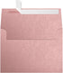 LUXPaper A7 Invitation Envelopes Peel & Press, 5 1/4" x 7 1/4" Misty Rose Metallic - Sirio Pearl, 50 Qty
