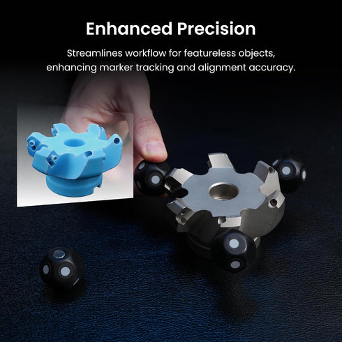 6 3D 3D 3D 3D 3D 3D Revopoint Pieces Magnetic Ball Marker Kit for Scanning, Scanning Markers for Scanners, Tracking