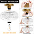 Bathroom,Bulb Industrial Semi Flush Mount Ceiling Light Fixture,Gold Globe Glass Hallway Lights Fixtures
