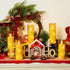 12Pcs Homemory Flameless Candles with Star String Fairy Lights, Flickering Battery Operated Candles, LED Fake Candles