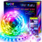 TJOY 50ft Smart Led Strip Lights for Bedroom, Alexa Led Light Strip,5050