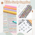 Bible Study Supplies, Bible Tabs and Highlighter Set with Ballpoint Pen, Transparent Sticky Notes, Christian Gifts