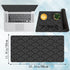 Japanese Waves Large Mouse Pad, Anime Gaming Extended Mat Desk Pad, 3mm Thick Long Non-Slip Rubber Base (31.5 x 11.8