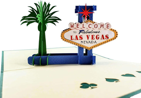iGifts And Cards Las Vegas 3D Pop Up Greeting Card - Lady Luck, Gambling, Money, Fun, Special Occasion, Thank You