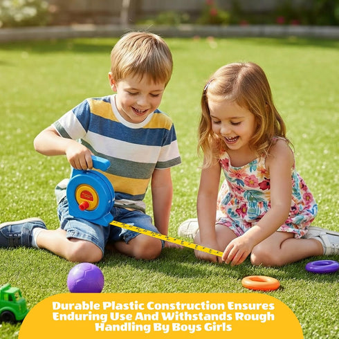 3 Feet./1M Counting Measuring Tape Retractable Soft Tape Measure Long Dual-Scale for Kids-Retractable Measuring Toy