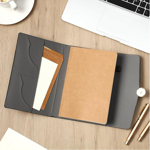 Zhanmai 10 Pcs A5 Journal Refill, 5.5 x 8.2'' Hardcover Notebook Refill, 200 Pages for Office School Writing