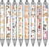 Dog Ballpoint Pens Gifts - School Office Retractable Supplies 24 Pcs Cute Gifts Bulk Black Ink Smooth Fine Point Writing Pen Colorful Graduation Birthday Gift for Women Men Teacher Students by VorkiVecKi
