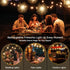 SeaShine 480LED 8 4 Pack Fireworks Lights Outdoor, Rechargeable Hanging Fairy Starburst Lights, Waterproof Smart