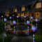 Huacenmy Solar Lights Outdoor Garden Decorative Waterproof 6 Pack Bulb Lights Outside Solar