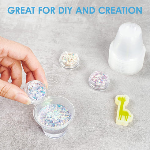 1000 Pack (1 oz), Disposable Medicine Cups Medical Plastic Measuring Cups For Medical Purposes, or Mixing and Measuring