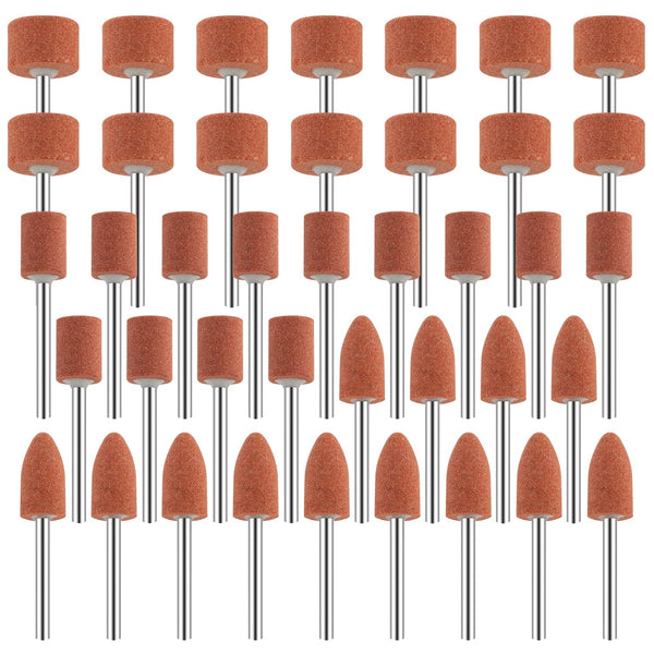 Sanding Bits for Dremel Rotary Tool, 42Pcs Grinding Stone Sanding Drill Bits with 1/8" Shank