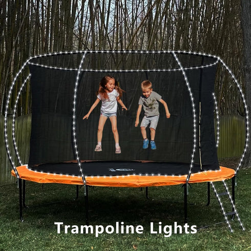 66ft 200 8 YEGUO Solar Rope Lights Outdoor Waterproof, LED White String Lights, Modes Fairy Lights in Clear Thin Tube