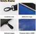 Small Waterproof Zipper Pouches, Mesh Tool Bag, Clear Cosmetic Bag Case, Travel Pouch (4 Pack)