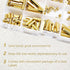 M2.5 Male Female Brass Hex Spacers & Standoffs - 300pcs Motherboard Standoffs and Screws Nuts Assortment Kit