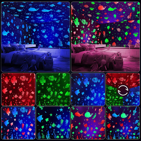 ZKYQSHDHX 29 Night Lights for Kids Room with Sound Machine.Kids White Noise Machine with Soothing Sounds for Baby