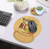 Ergonomic Mouse Pad Wrist Support Set - Bible Verse Design with Non-Slip PU Base for Home Office Pain Relief