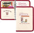 Toplive Cute A5 Refillable Notebook Binder, Canvas 6 Ring Cover, 100 Sheets Filler Paper, Puppy Pattern Journal