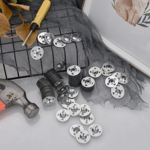 300 Pcs Foam Board Fasteners Washers for Installation of Foam Board Panels, 1-1/8 Inch Metal Washers for Fixing