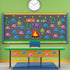 CY2SIDE 74PCS Jesus is Our Guide Cutouts - Bulletin Board Border Sets for Back to School Camping Theme