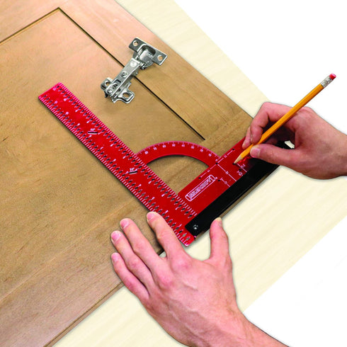 MC-Square300 (metric) - Aluminum Framing and Woodworking Square, Milescraft 8460