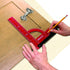 MC-Square300 (metric) - Aluminum Framing and Woodworking Square, Milescraft 8460