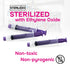 10ml 30/bx Blister-Packed ONE-CARE Syringes ENFIt with Mounted Cap, Sterile, Low Dead Space, Syringes