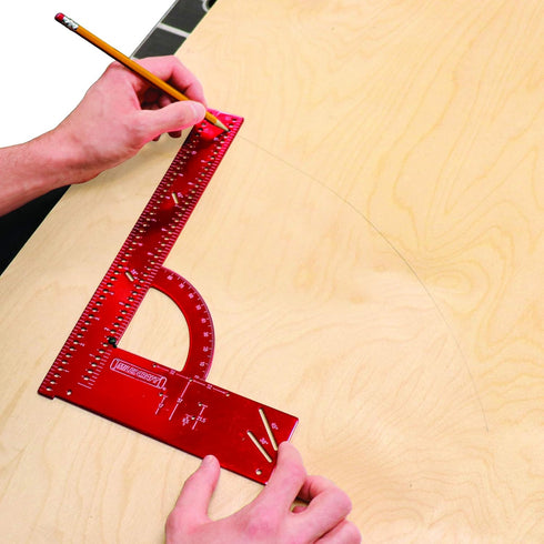 MC-Square300 (metric) - Aluminum Framing and Woodworking Square, Milescraft 8460
