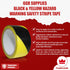 GGR Supplies T.R.U. SST-618C Green & White Hazard Warning Safety Stripe Tape, 3" Wide x 18 yds