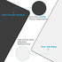 Hard Mouse Pad, Unique 3 Layers Design with Plastic Surface for High DPI Mice, Large Size (11.6"x9.5") Black