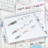 Butterfly Print Ballpoint Pens, 24PCS Kawaii Butterfly Pens Set, Retractable Positive Affirmation Pens for Office