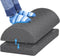 Foot Rest for Under Desk at Work, Comfortable Desk & Gaming Accessories with 2 Adjustable Heights & Removable Cover
