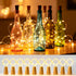 Generic Wine Bottle Lights with Cork-10 Pack 78.74 Inches 20 LED Battery Drive