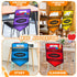Moonld 6 Set Pcs Chair Pockets for Classrooms Crayon Chairback Buddy Pocket with Name Slot for Back to School Chair