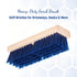 36193P14 10" Carlisle FoodService Products Blue Color, Polypropylene Deck Scrub Brush