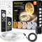 Wefomey White LED Strip Lights, Upgraded 100ft Dimmable 2700K-6500K Bright 24V LED Light
