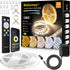 Wefomey White LED Strip Lights, Upgraded 100ft Dimmable 2700K-6500K Bright 24V LED Light
