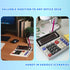 Lily's Home Large Desktop Calculator with Built-in Pen & Pencil Holder, 12-Digit Display for School and Office