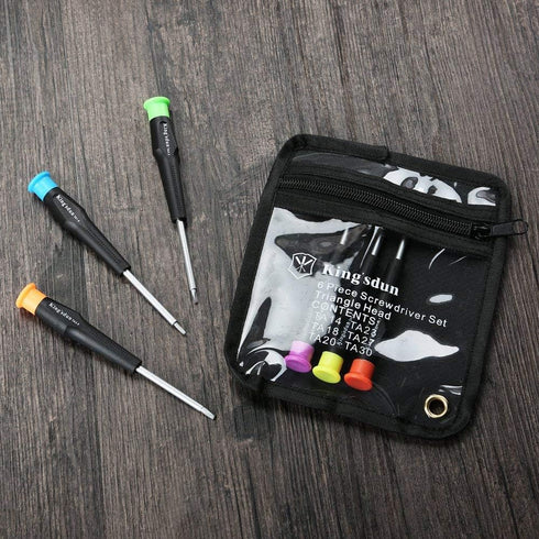 Fongmore 6 Set Pieces Triangle Head Screwdriver Tool Kits for Coffee Machine Triangle Screws Driver Tool Kit Fix