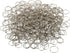 PATIKIL Mini Split Rings, 500 Pack 11mm/0.4" OD Split Circular Ring Stainless