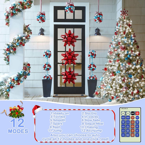 300Led 99FT Dimmable Decute Silver Wire Christmas Fairy String Lights with Remote Control Starry Lights with UL