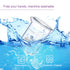 Heavy Duty Glass Beakers Set of 2 pcs, 1000ml Thick-Walled, 3.3 Boro Griffin Low Form for Laboratories and Schools