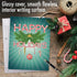 The Best Card Company Jumbo Merry Christmas Card (8.5 x 11 Inch) - Big Group Notecard for Happy Holidays, Xmas