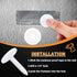 1 3/8 '' Vapor Barrier Christmas Tree Fasteners for Crawlspace Covers, White Push Plastic Foam Board (150 Pcs)