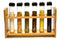 hBARSCI Handmade Test Tube Spice Rack with 12 Borosilicate Glass Tubes and Caps
