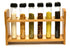 hBARSCI Handmade Test Tube Spice Rack with 12 Borosilicate Glass Tubes and Caps