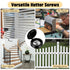 Worldity 50 Set 3 Inch M5 Shutter Screws with Caps, Pan Head Shutter Fasteners, Stainless Steel Shutters for Windows